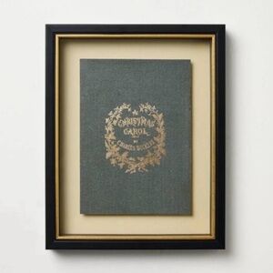 8"x10" Christmas Carol Framed Wall Art - Hearth & Hand™ with Magnolia